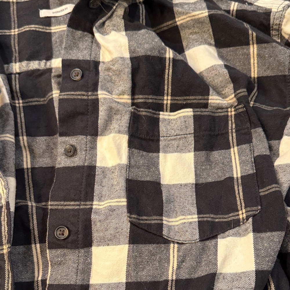 Universal Thread Checkered Button Down Shirt - image 4
